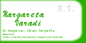 margareta varadi business card